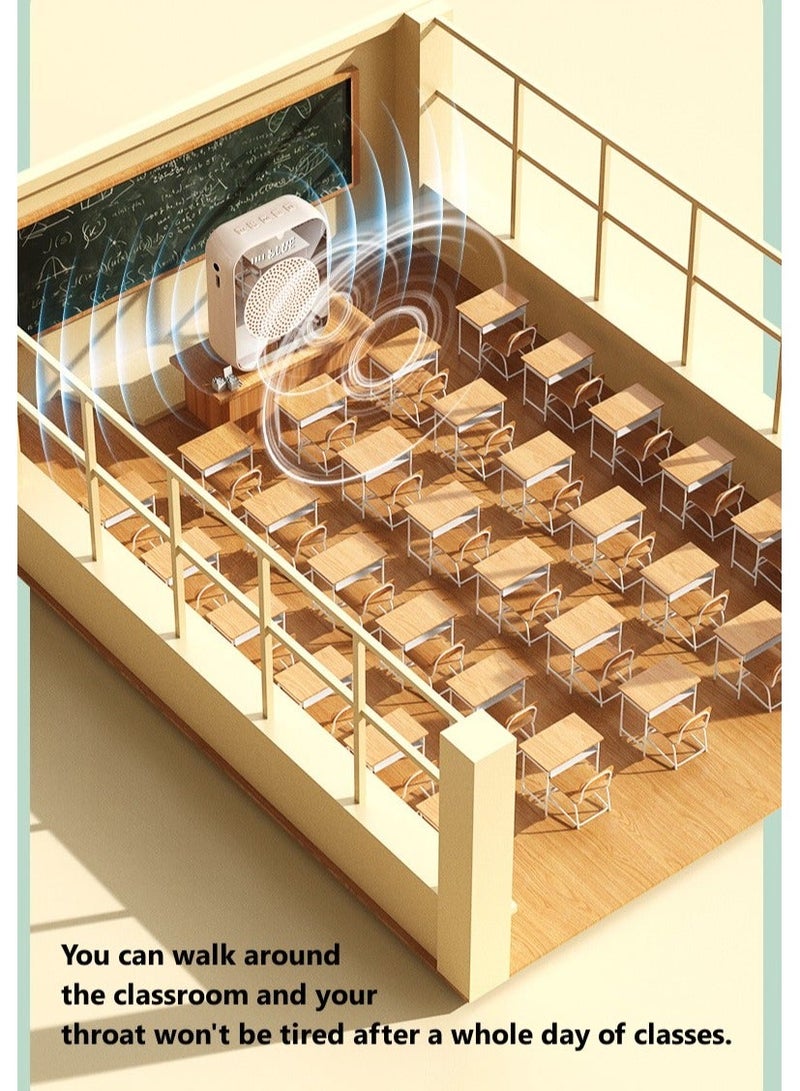 Mirror Amplifier for Wired Microphone Headset, Personal Microphone Voice Amplifier, Speaker for Teachers, Guide/Coaching Conference/Yoga/Fitnessï¼Pinkï¼ - Image 5