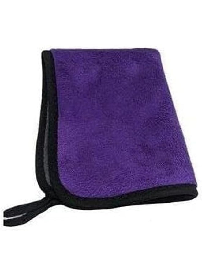 فوطة تنظيف سيارات من Auto Spare Center – قطعة قماش مايكروفايبر متعددة الاستخدام لغسيل وتلميع السيارة من الداخل والخارج – ناعمة وعالية الامتصاص (لون بنفسجي) - Image 2