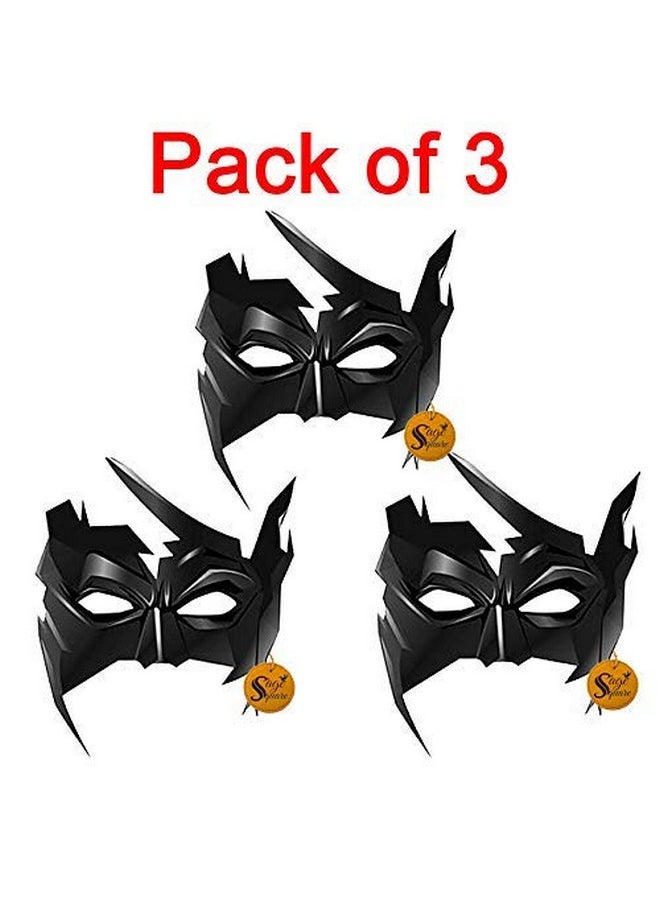 Sage Square Sage Square Indian Super Hero Krrish Mask for Theme Party, Birthday, Function, Drama, Dress-up, Costume Parties, Cosplay (Pack Of 3)  - Image 2