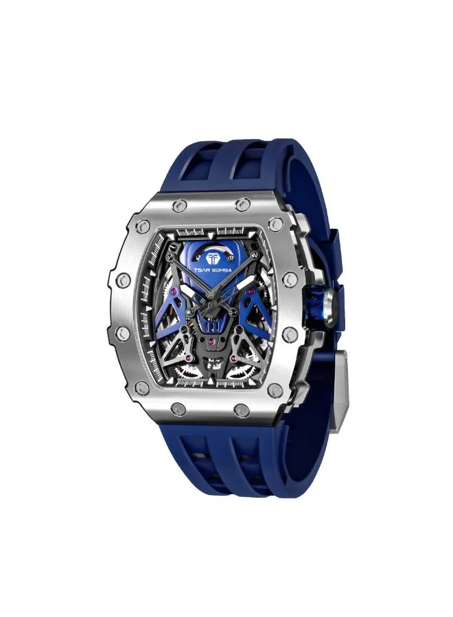 TSAR BOMBA Men's Silicone Automatic Watch TB8207A-03 - 43.5*50.5 mm
