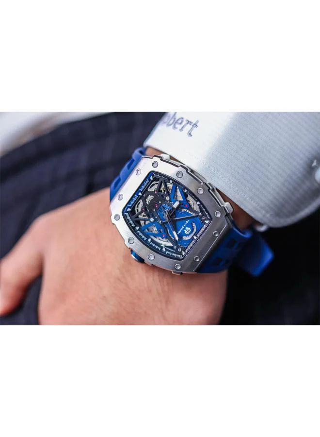 TSAR BOMBA Men's Silicone Automatic Watch TB8207A-03 - 43.5*50.5 mm