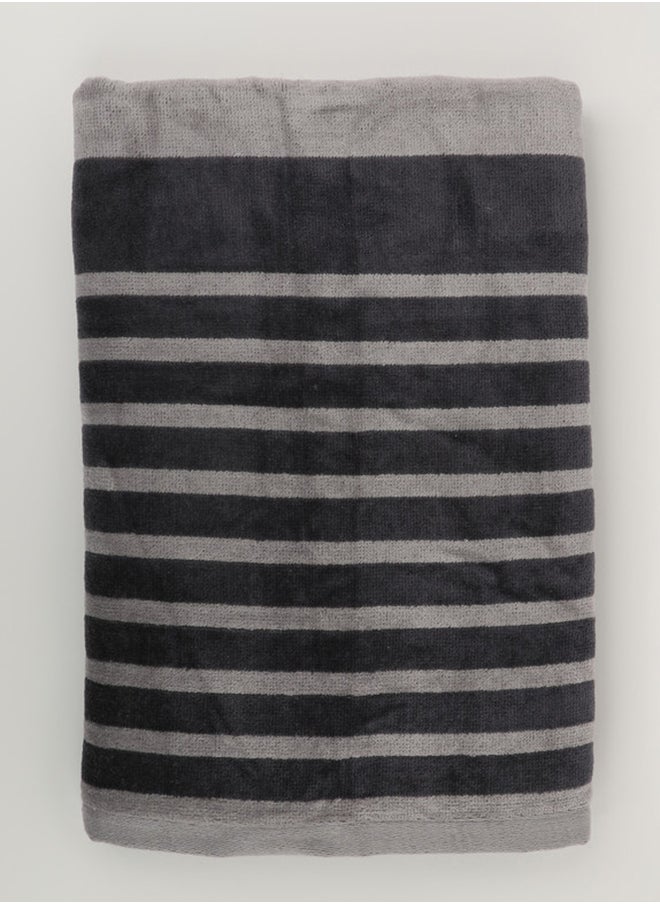 White Rose Towel MELLOW S - 500 GSM - 100% Cotton Velour - Bath Sheet 80x160 cm -MultiColour - Modern Stripe Design - Luxury Touch - Extra Absorbent  - Image 5