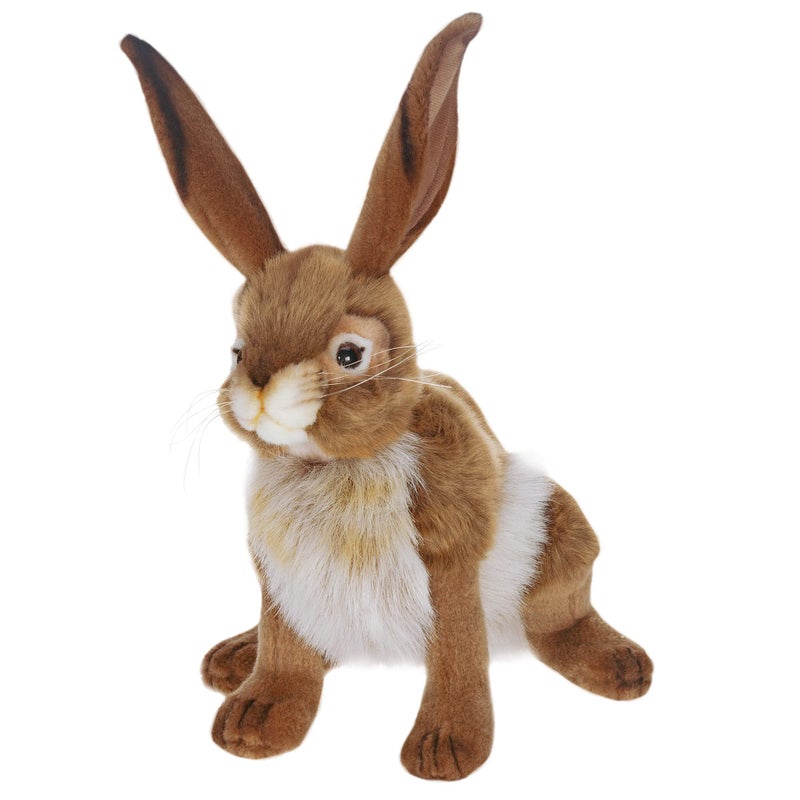 Hansa Blacktail Jack Rabbit Plush Animal Toy 12 - Image 2