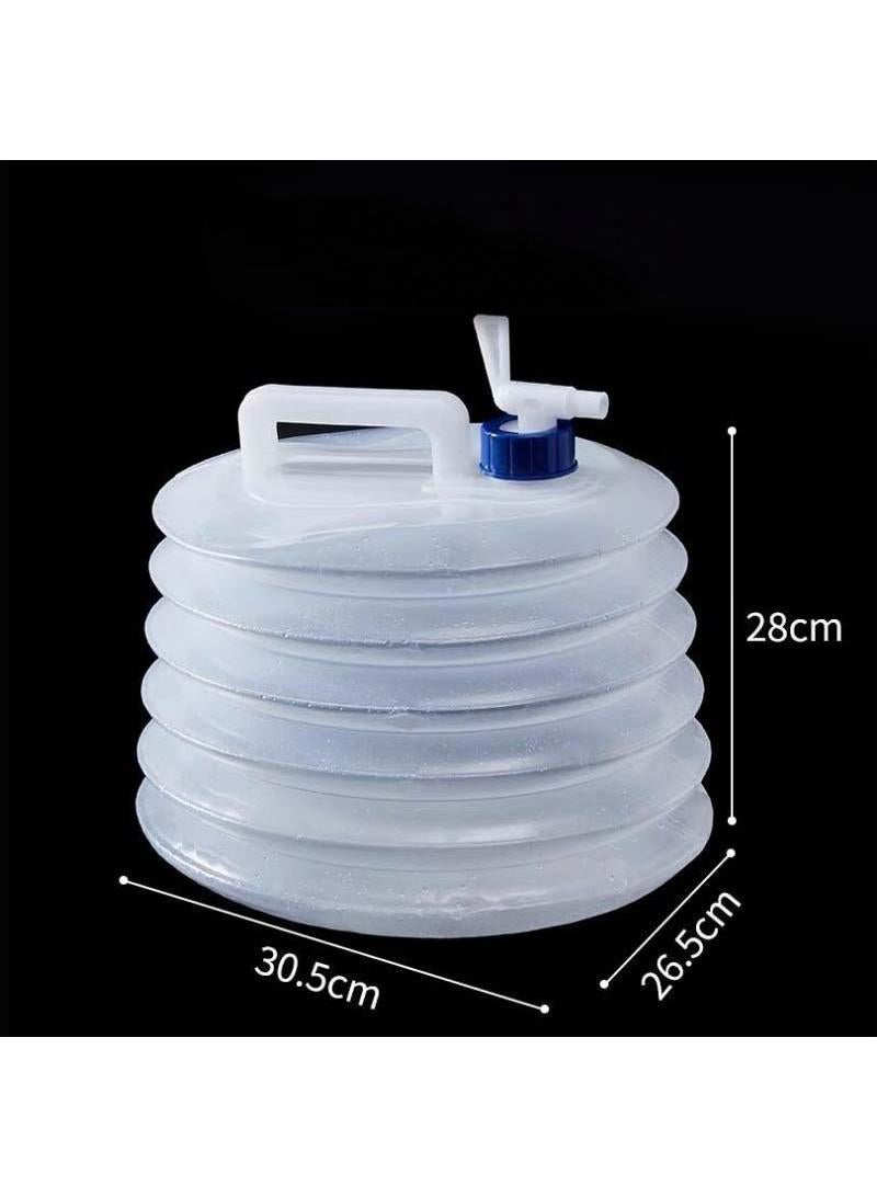 Generic Outdoor folding bucket portable camping trip water kettle picnic emergency portable water bag 15L - Image 5