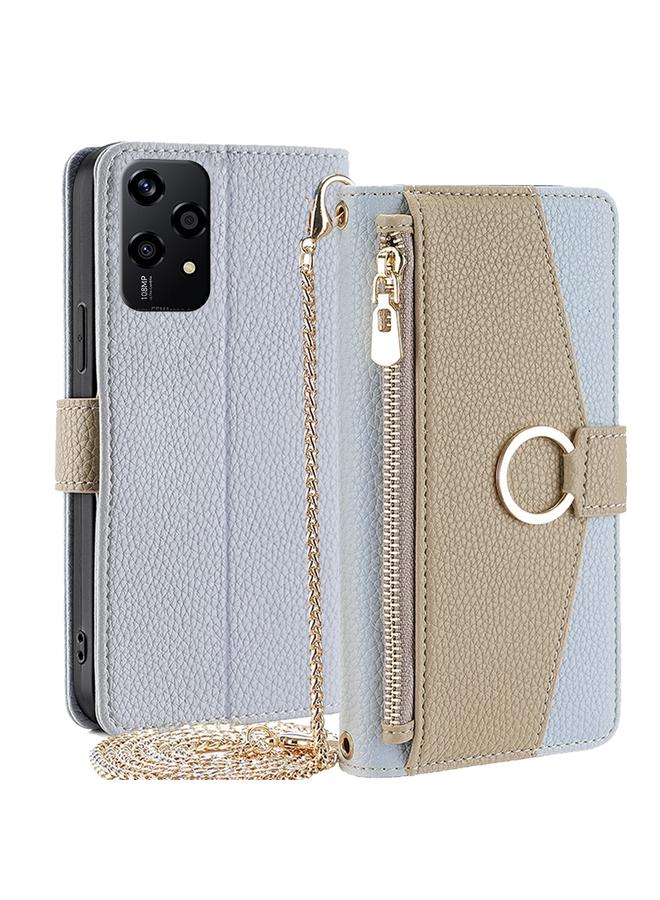 Zaboon Case For Honor 200 Lite 5G Global Crossbody Litchi Texture Leather Phone Case - Image 1