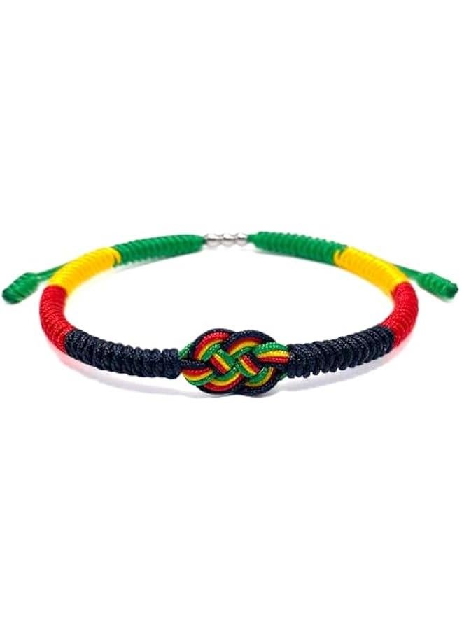 Arabest Infinity Country Pride, Country Flag Code Bracelet, Protection and Lucky Sufer String Bracelet, Tibetan Wrist Wrap Bracelet, Boho Style Rope Bracelet for Women, Men, String Thread Bracelets - Image 2