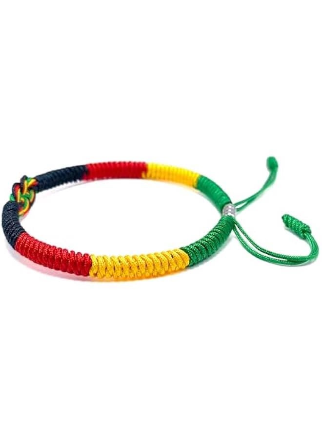 Arabest Infinity Country Pride, Country Flag Code Bracelet, Protection and Lucky Sufer String Bracelet, Tibetan Wrist Wrap Bracelet, Boho Style Rope Bracelet for Women, Men, String Thread Bracelets - Image 3