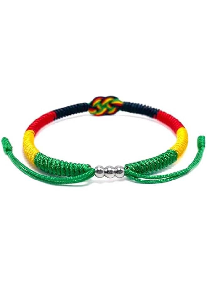 Arabest Infinity Country Pride, Country Flag Code Bracelet, Protection and Lucky Sufer String Bracelet, Tibetan Wrist Wrap Bracelet, Boho Style Rope Bracelet for Women, Men, String Thread Bracelets - Image 5