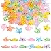 GGSTDDUP 120 PCS Miniature Sting Ray Statues Mini Ray Fish Cake Decoration Marine Animal Toy Doll House Garden Decoration DIY Crafts 6 Colors - Image 2