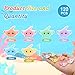 GGSTDDUP 120 PCS Miniature Sting Ray Statues Mini Ray Fish Cake Decoration Marine Animal Toy Doll House Garden Decoration DIY Crafts 6 Colors - Image 4