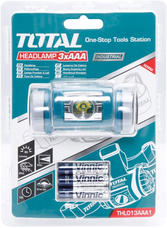 Total 3xaaa headlamp