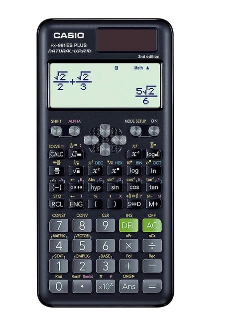 Casio Fx-991Es Plus-2Nd Edition Technical And Scientific Calculator Fx-991Es Plus 2Nd Edition