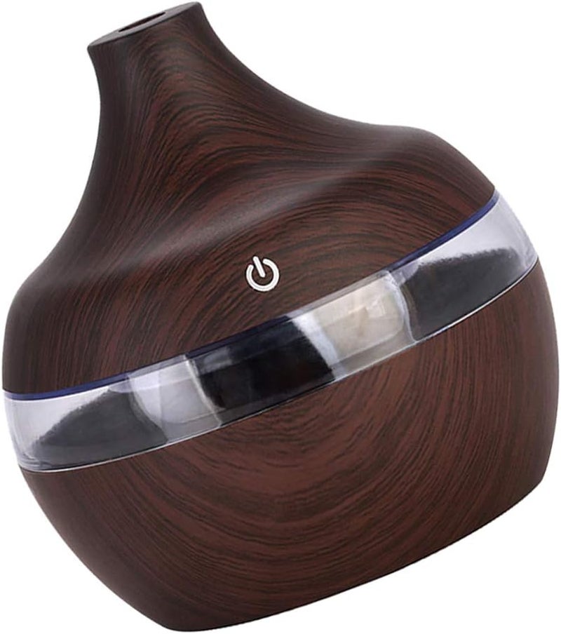 كلاراكو موزع زيوت عطرية صغير بتصميم خشبي، سعة 300 مل، هادئ، بني داكن، 115×110×110 مم - Image 5