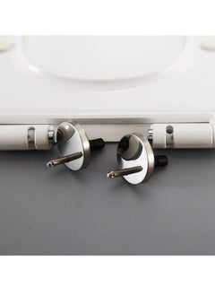 Oasisgalore 4-Pack Quick-Release Toilet Seat Fixings Hinges, Universal Fit for Blind Hole Toilet Seats  - Image 5