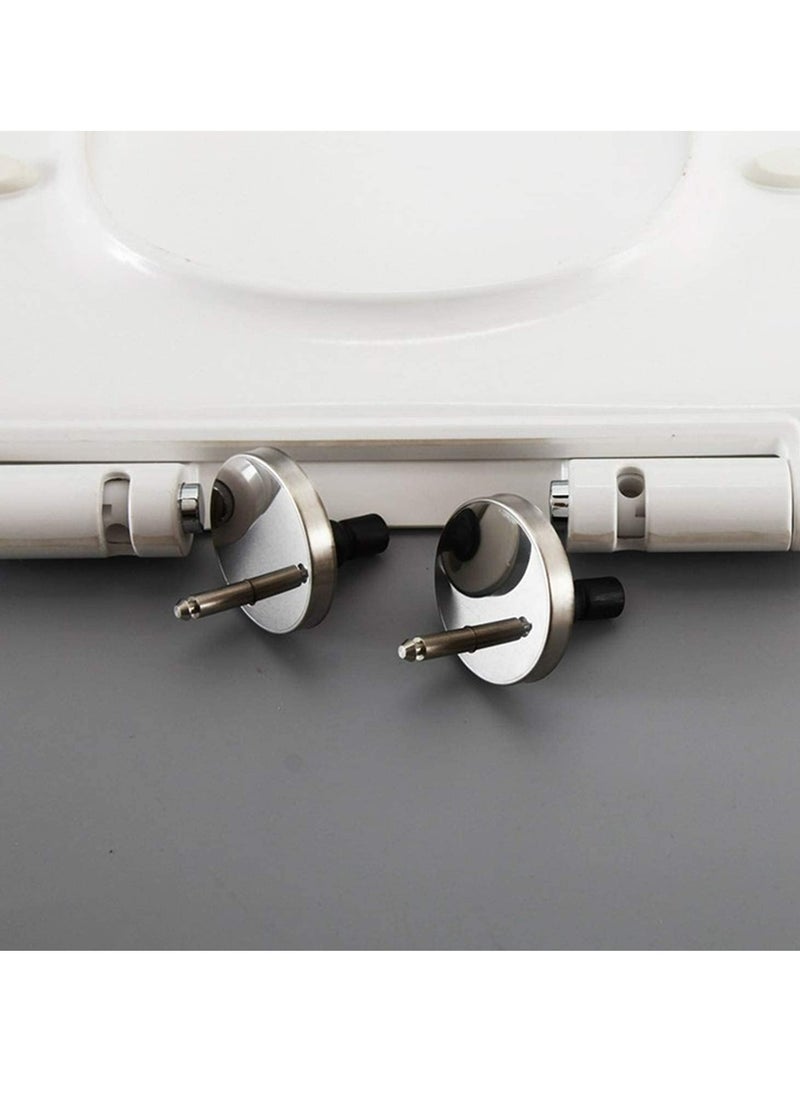 Oasisgalore 4-Pack Quick-Release Toilet Seat Fixings Hinges, Universal Fit for Blind Hole Toilet Seats  - Image 5