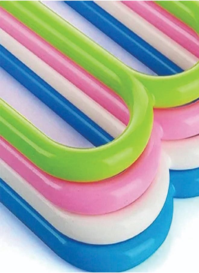 ZCM-HAPPY 10 - Piece Multipurpose 5 Layers Trouser Hanger Pants Rack  - Image 3