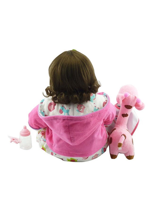 NIBEMINENT 6-Piece Lifelike Simulation Reborn Baby Doll Set 47x14x23cm - Image 2