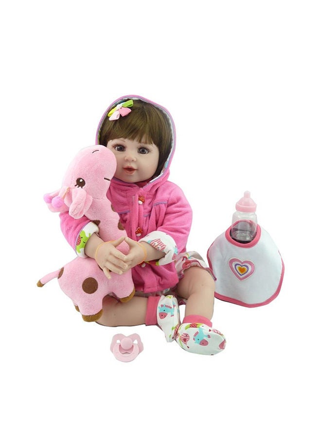 NIBEMINENT 6-Piece Lifelike Simulation Reborn Baby Doll Set 47x14x23cm - Image 3