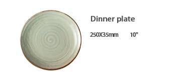 shopurb Mexican Porcelain Plate for Serving, Dining Table, Home, Restaurant, Gifting | Durable Quarter Plate | Appetizer - 10 inch - Image 3