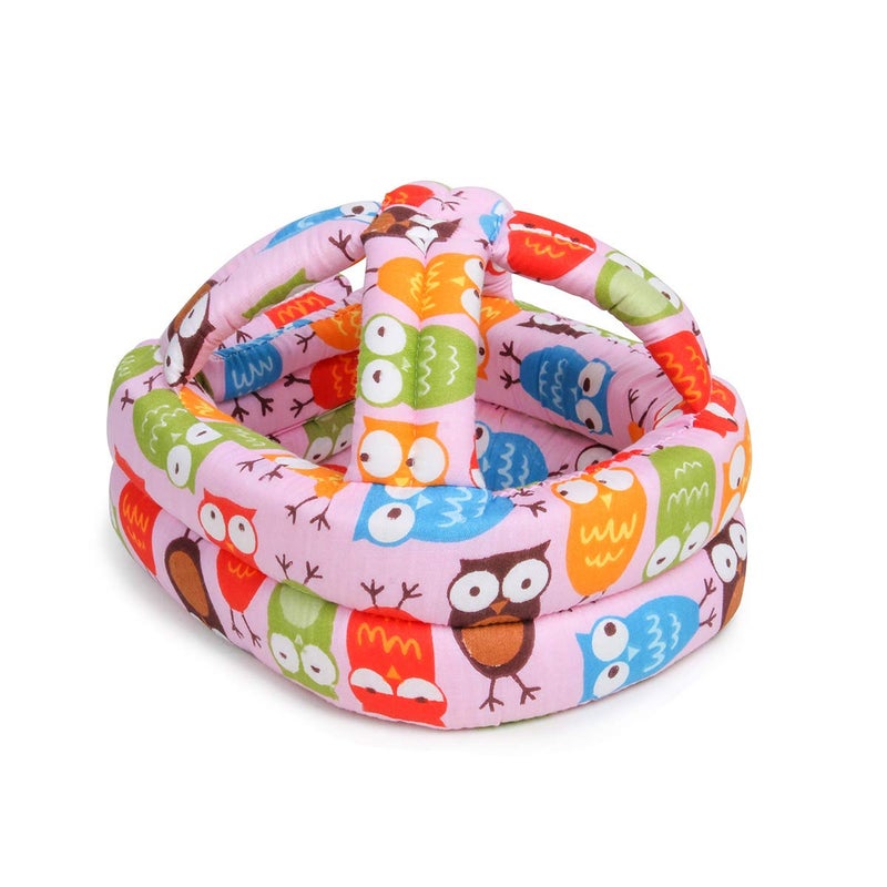 FLYPARTY Adjustable Infant Baby Toddler Protective Hat Helmet Safety Cap (Red Owl) - Image 2