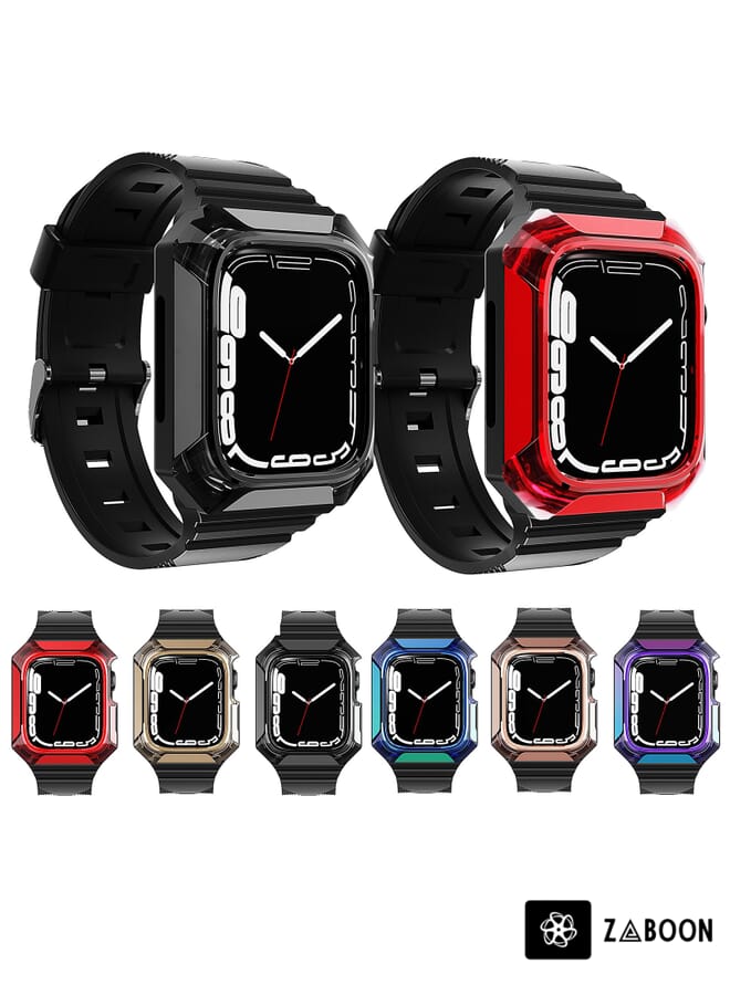 Zaboon Armor Case Integrated TPU Watch Band  Apple Watch 5 44mm - Image 2