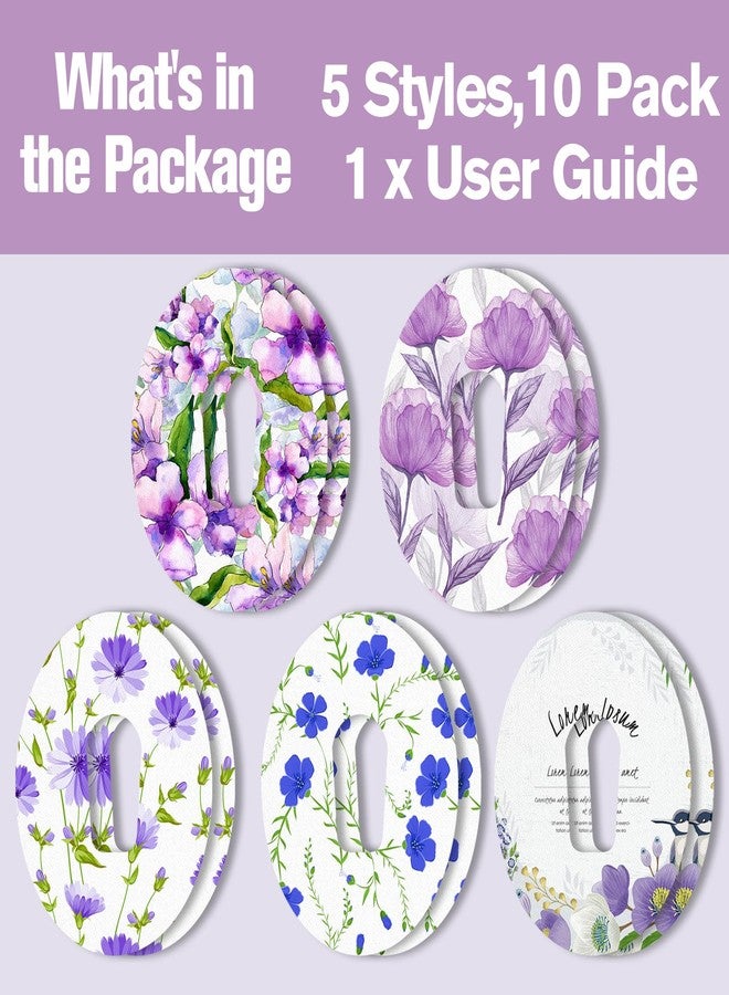 OBUZOO 10 Pack G6 Adhesive Patches Waterproof Adhesive Patches for G6,Breathable & Flexible Stickers,Long Stay Protection,5 Styles - Image 3