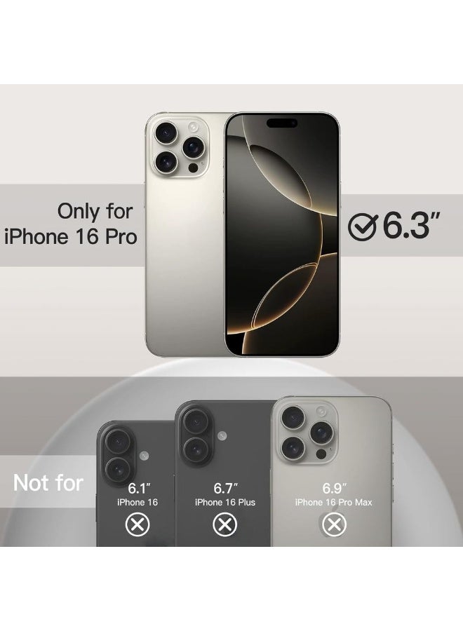 Liquid Silicone Case For IPhone 16 Pro 6.3-Inch Silky Soft Touch Full-Body Protective Phone Case Anti-Scratch Shockproof Cover With Microfiber Lining (Natural Titanium) - Image 2