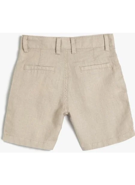 KOTON Cotton Linen Shorts