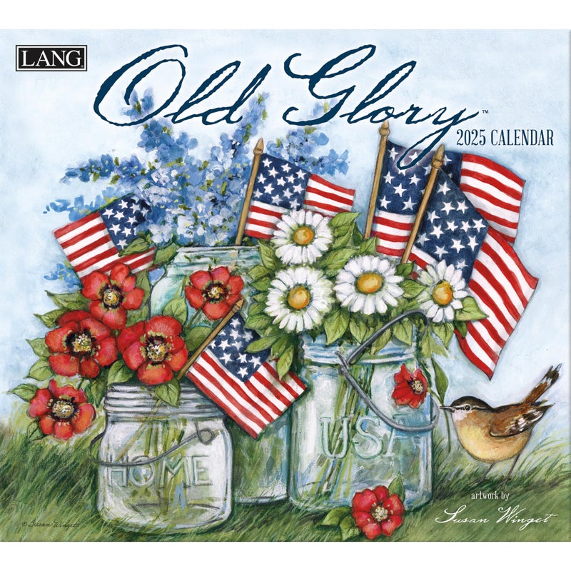 LANG Old Glory 2025 Wall Calendar 25991001934