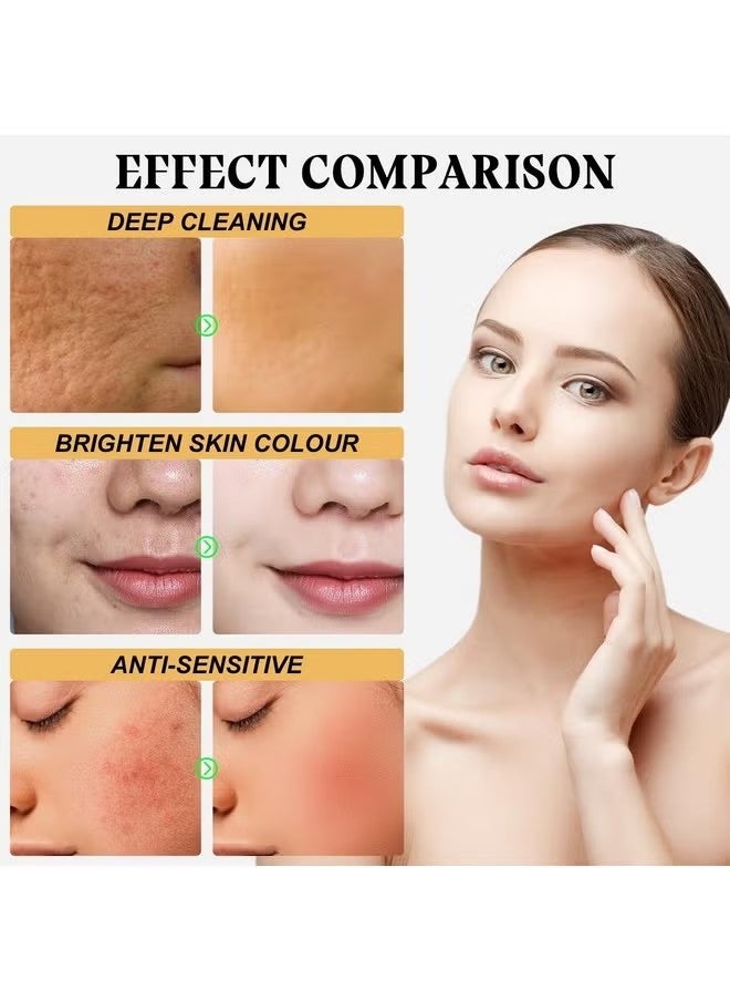 HAVEN - Gold Foil Peel-Off Mask, Peel-Off Anti-Wrinkle Face Mask, 98.4% Beilingmei Gold Face Mask, 24k Gold Face Mask, Gold Foil Tear-Off Mask for Skin Moisturizing and Deeply Cleans - Image 1
