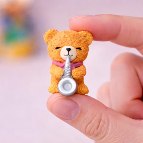 CraftVatika Teddy Bear Miniature Valentine Day Gifts for Girlfriend Boyfriend Husband Wife, Home Decor, Valentine Musical Teddy Bear Gift, Miniature Decorative Items for Living Room, Car Dashboard - Image 2