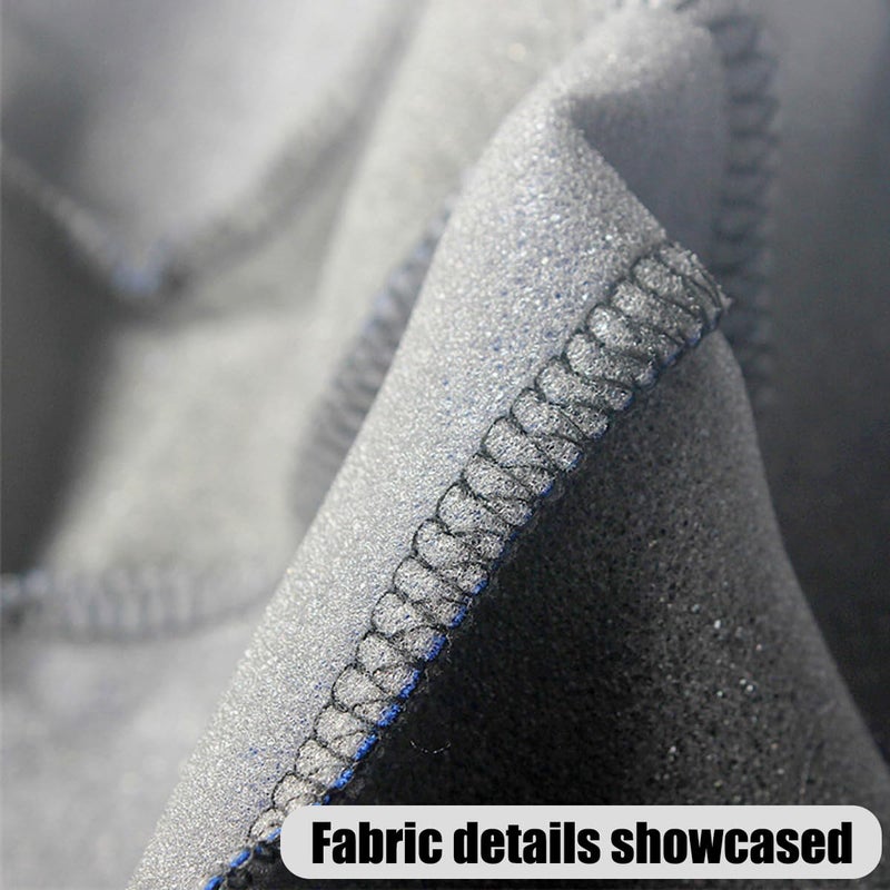 BELOMI Car Seat Covers Full Set, Breathable Premium Cloth Automotive Seat Cover, Universal Front and Rear Seat Covers, Easy to Install Car Accessories for Most Cars Trucks SUV (Gray) - Image 5