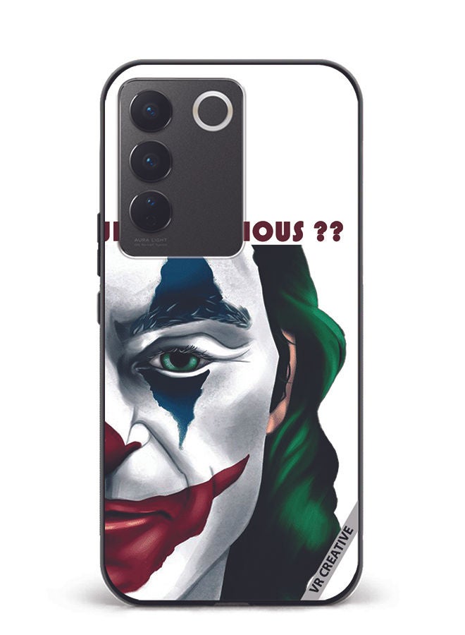 VR CREATIVE Protective Case Cover For Vivo V27e Joker Design Multicolour - Image 1