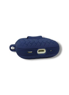 Generic AirPods Pro 2 Silicone Case with Stylish Ribbed Design - Navy  - Image 3