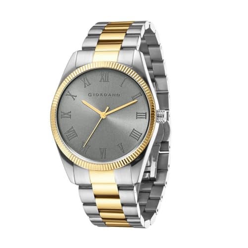 Giordano Classic Formal Analog Watch for Men with Stainless Steel Strap and Roman Numeric Indices -GZ-50112 - Image 1