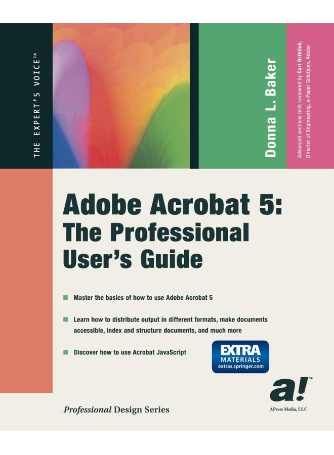 Acrobat 5: A User Guide for Professionals (Book with CD-ROM)