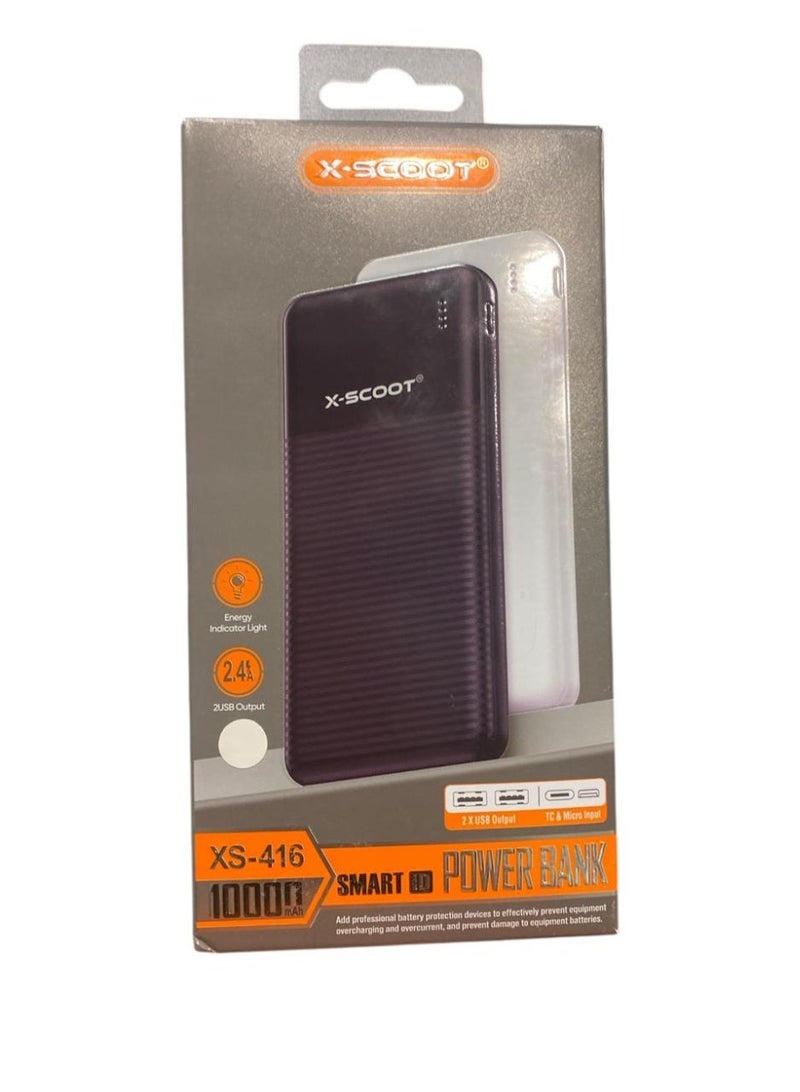 X-SCOOT XS-416 Power Bank 10000mAh (Black) - Image 1