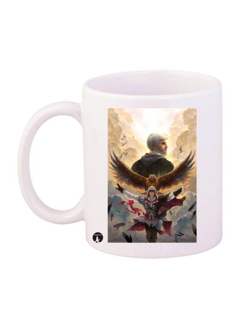RKN Assassin's Creed Printed Mug White/Black/Red Standard Size