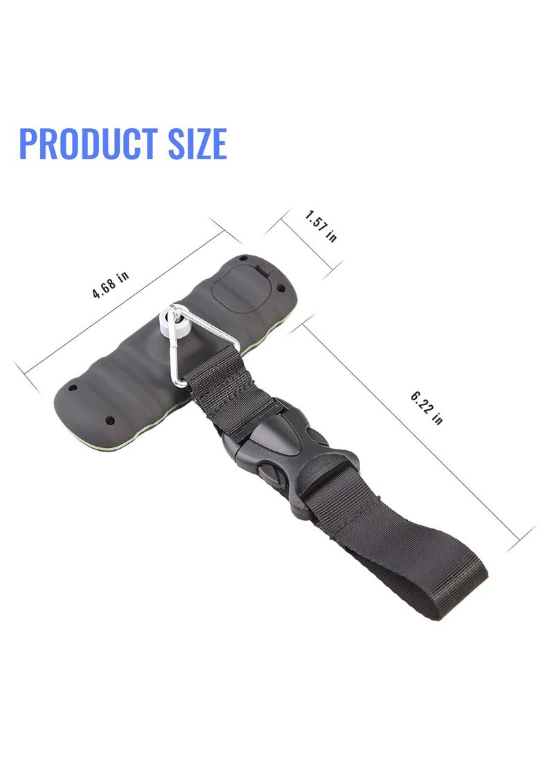 Generic - Portable Digital Luggage Scale with Backlit Display, 110LB Capacity Hanging Baggage Scale for Travel, Features Scale Lock and Hook, Battery Included. - Image 1