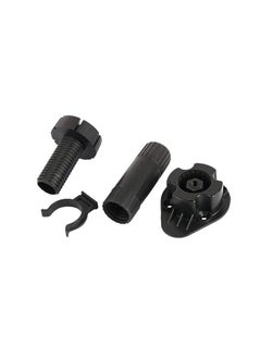 Huns Kitchen & Interior Huns Kitchen Interior Kitchen Bedroom Plastic Adjustable Cabinet Legs Foot Black 4pcs  - Image 3