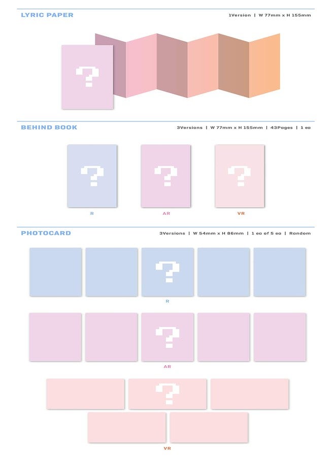 بيج هيت مجموعة ألبوم Big Hit TXT - minisode1: Blue Hour + ملصق مطوي + مجموعة بطاقات صور إضافية (إصدار الواقع المعزز)، KTMMD1039 - Image 4