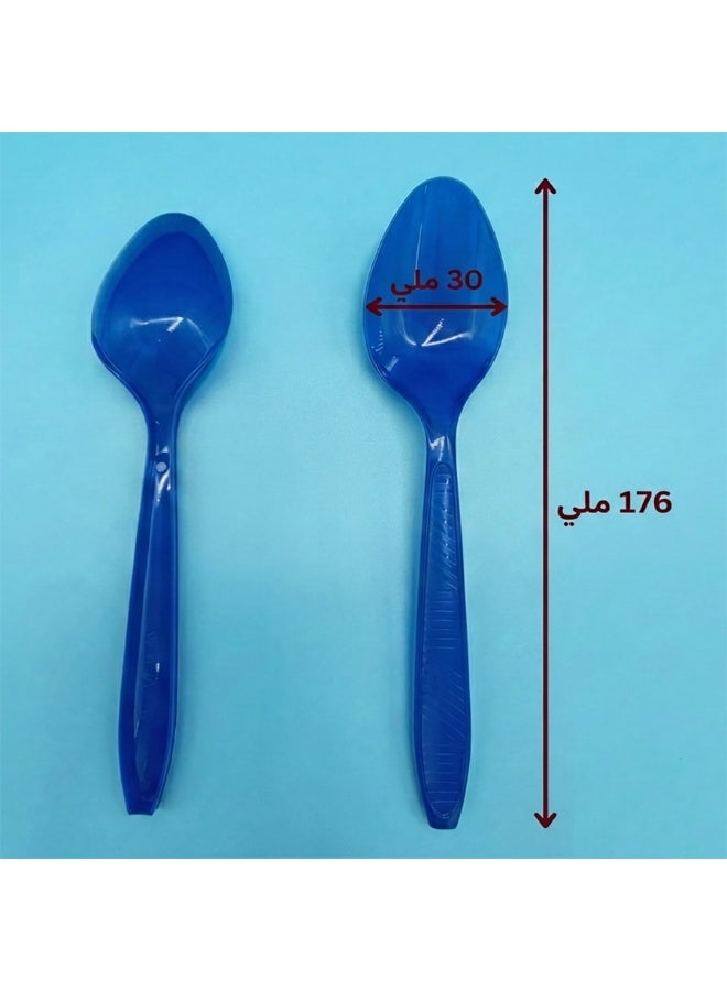 Ritco Carton Of VIP Thick Blue Plastic Spoons (1000 Spoons/Carton) - Image 4