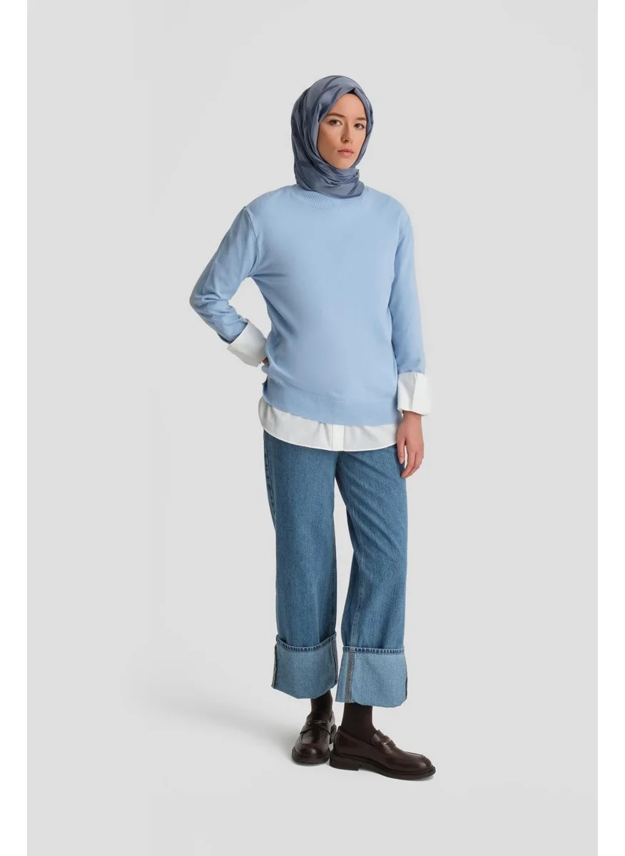ARMINE Denim Trousers 24Kd3410 Light Blue