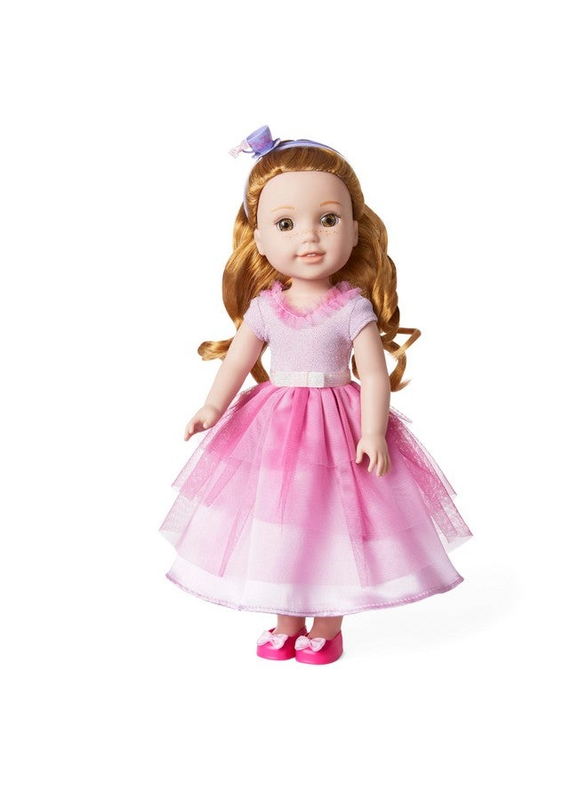 American Girl American Girl WellieWishers 14.5-inch Doll Ready to Be Royal Outfit with Teacup Headband and Ballet Flats, For Ages 4+  - Image 2