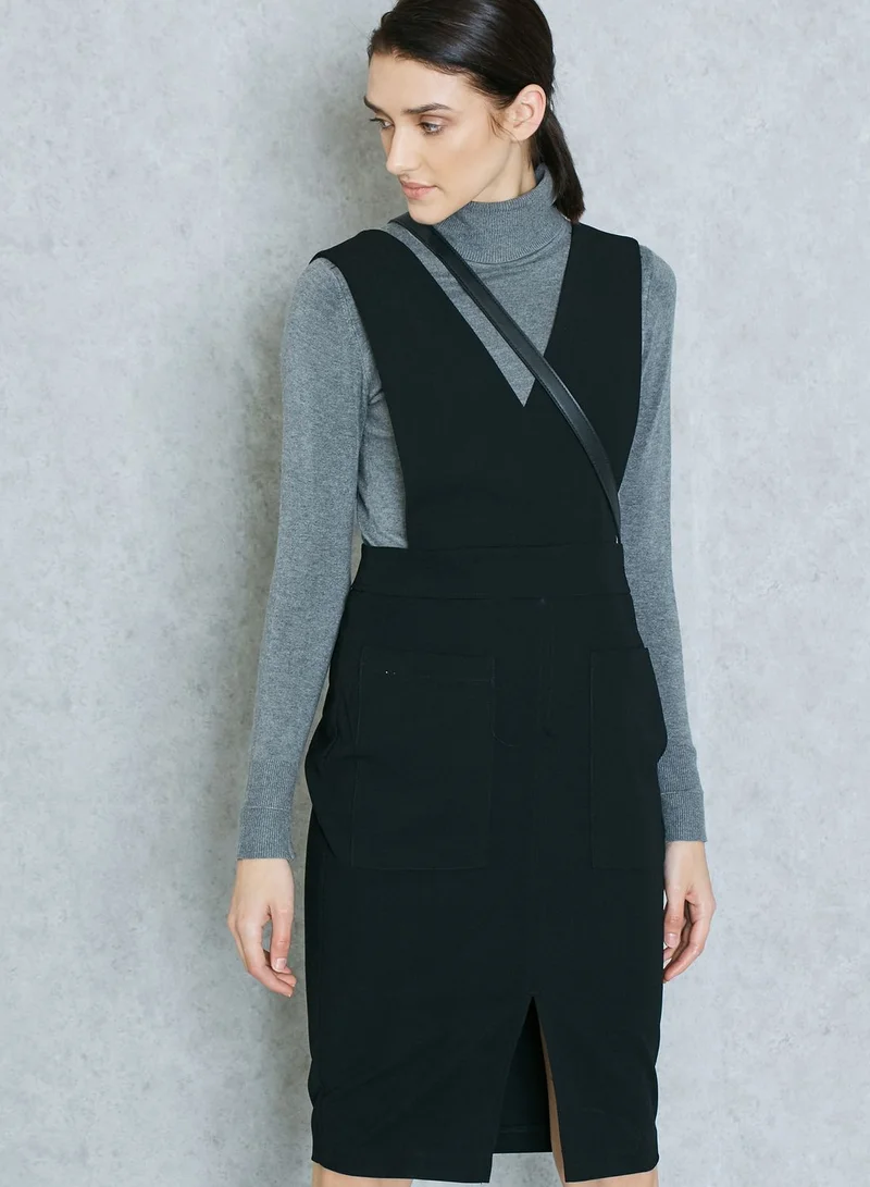 DOROTHY PERKINS Front Split Pinafore Dress