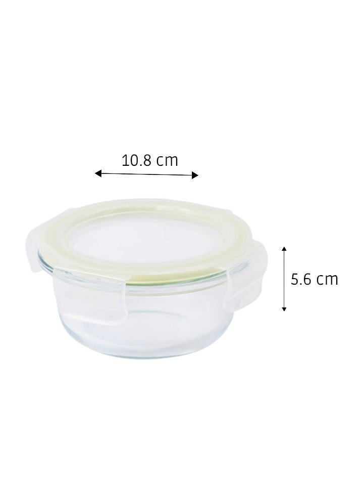 LocknLock Fresh Oven-Safe Glass Round Container 215ml â€“ Airtight, Leakproof & Heat-Resistant - Image 2