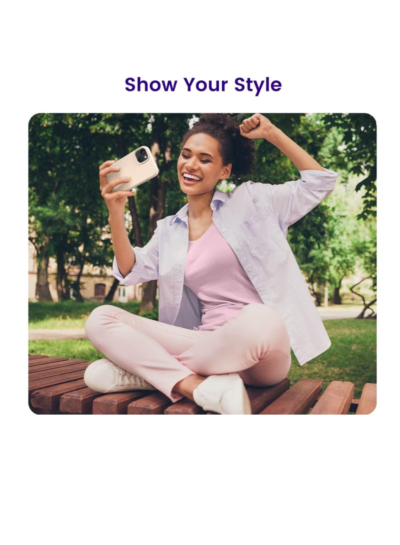 Silicone Shockproof Liquid Soft TPU Slim Back Cover For iPhone 14 (Pink) - Image 4