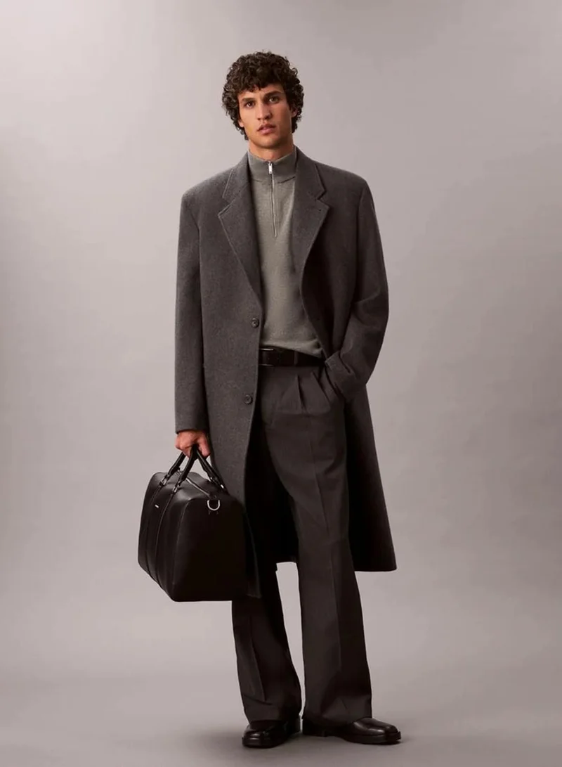 Calvin Klein Black Micro Pebble Duffle Bag for Men | Best Price UAE