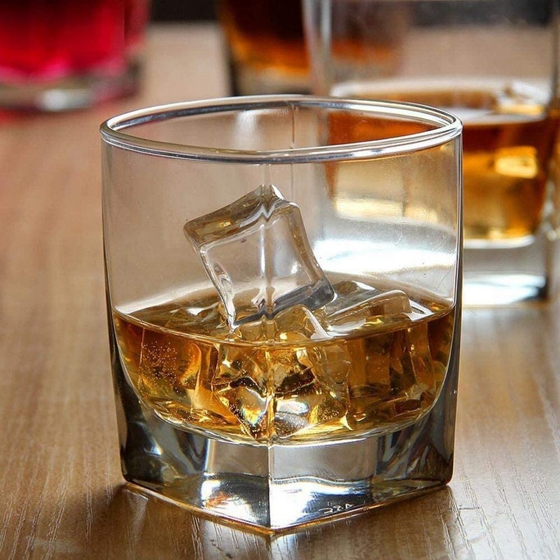 VISMII Juice Glasses Drinking Glass 250 Ml Glass for Juice Water Milk Cold Drinks Beer Scotch Perfect for Dinner Parties Bars Cocktail Glasses Set Bar Beverages Ice Coffee Cup 6 pc - Image 5