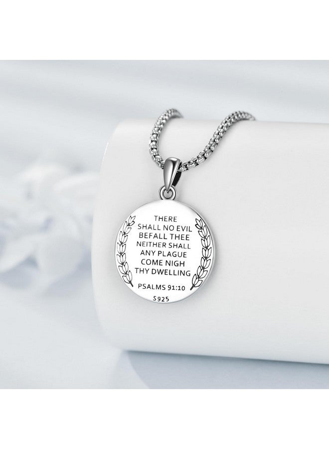 YFN Saint Gabriel Necklace Sterling Silver Religious Protector Pendant St Gabriel Archangel Jewelry Gifts For Women Men - Image 3